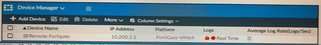 Fortinet FCP_FAZ_AD-7.4 image Question 130 129548 11262024234538000000