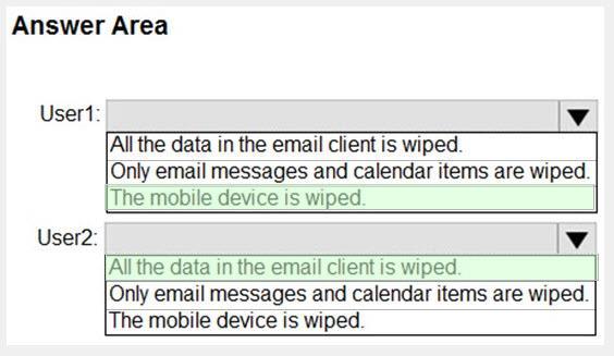 Microsoft MS-203 image answer Question 27 104360 10052024010521000