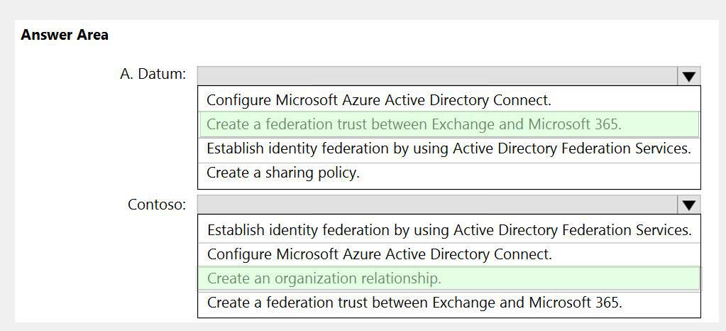 Microsoft MS-203 image answer Question 49 104382 10052024010521000