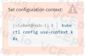 Linux Foundation CKA image Question 59 51438 09182024211423000000