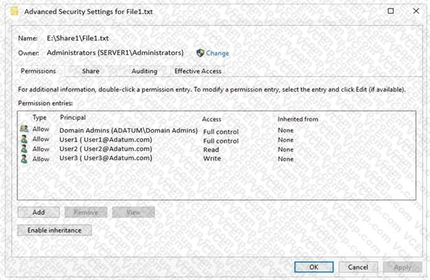Microsoft AZ-800 image Question 73 88299 10022024015634000000