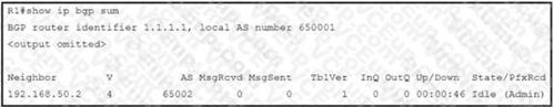 Cisco 350-401 image Question 290 115589 10102024232942000000