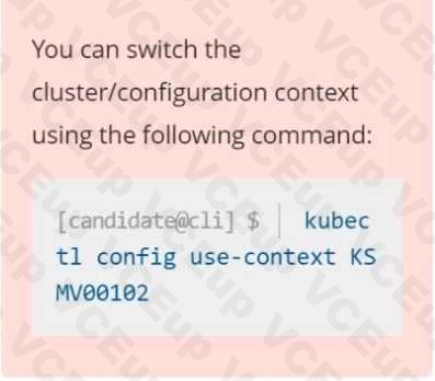 Linux Foundation CKS image Question 42 51520 09182024213140000000