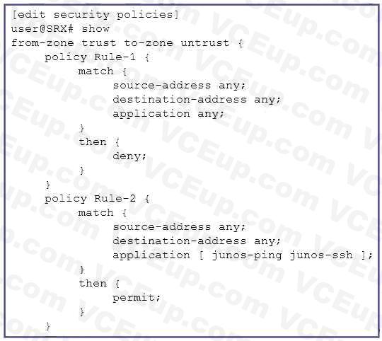 Juniper JN0-231 image Question 54 50309 09182024211116000000