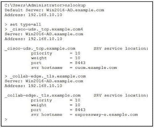 Cisco 300-820 image Question 87 115165 10102024232845000000