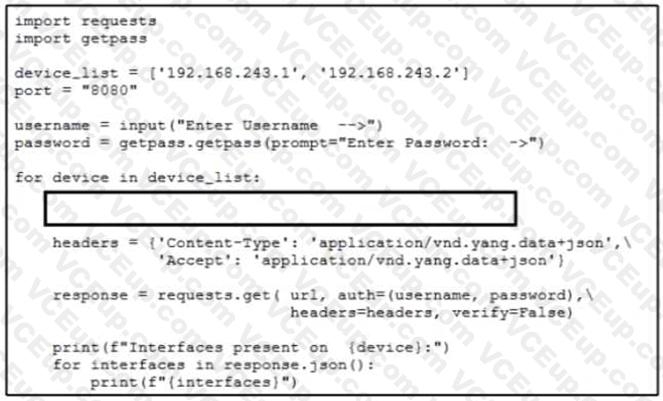 Cisco 350-901 image Question 291 118603 10102024233132000000