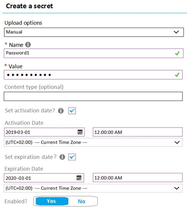 Microsoft AZ-500 image Question 20 87485 10022024015441000000