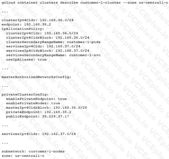 Google Professional Cloud Network Engineer image Question 153 29262 09182024191348000000