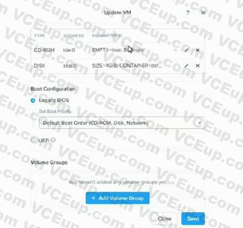 Nutanix NCA-6.5 image Question 52 80930 09232024012102000000