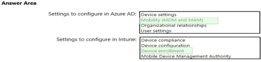 Microsoft MS-102 image answer Question 28 103925 10052024010457000