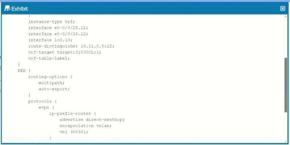 Juniper JN0-682 image Question 33 51193 09182024211347000000