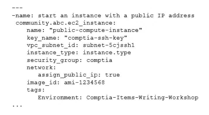 CompTIA XK0-005 image Question 59 99700 10022024175436000000