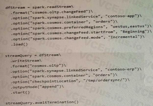 Microsoft DP-420 image Question 64 90196 10022024015919000000