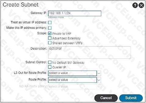 Cisco 300-620 image Question 85 113432 10072024010039000000
