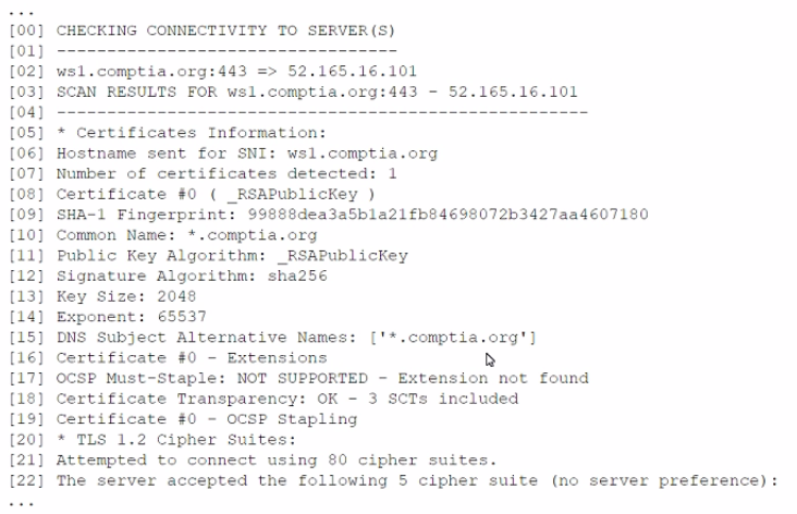 CompTIA CAS-004 image Question 457 94425 10022024175035000000