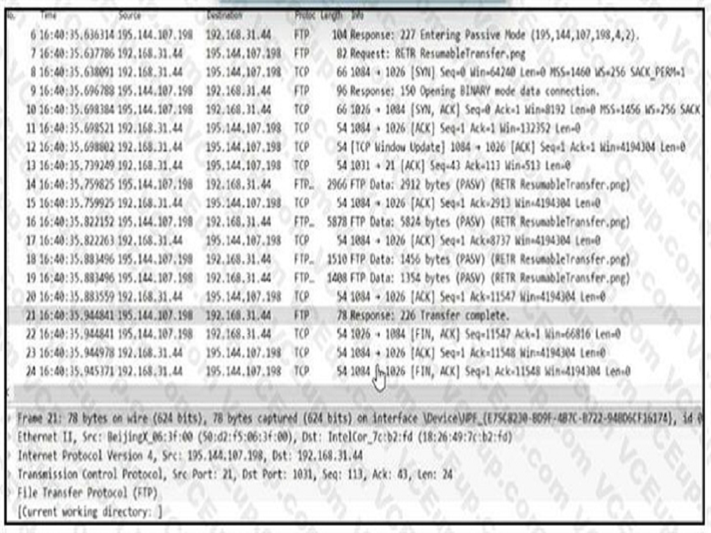 Cisco 200-201 image Question 197 109374 10072024004349000000