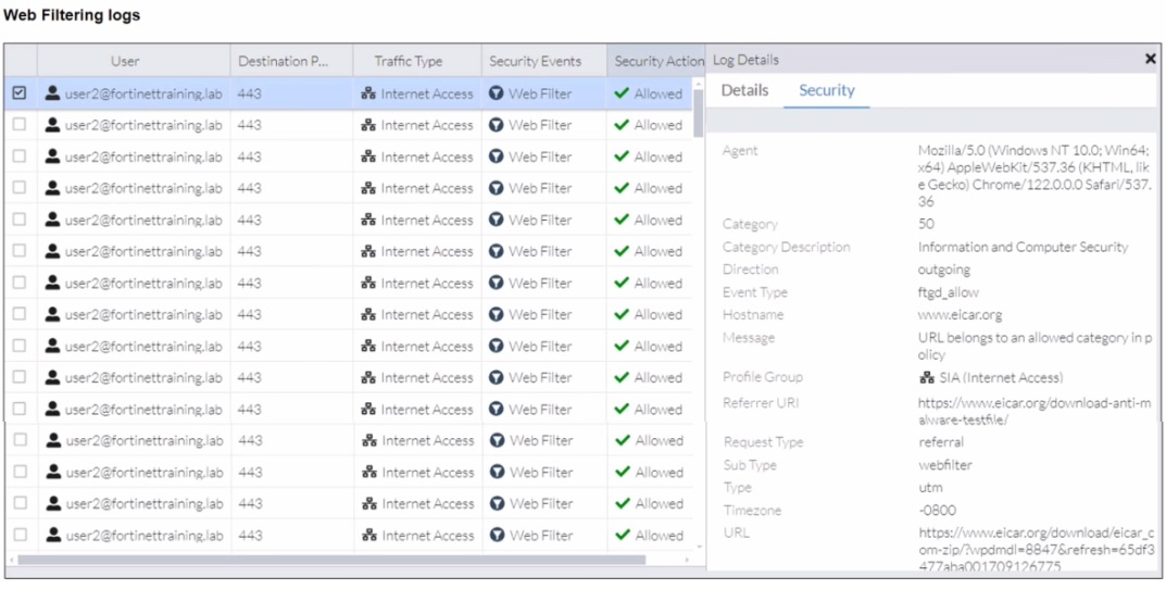 Fortinet FCSS_SASE_AD-24 image Question 4 63878634795480486894272