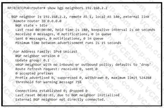 Cisco 350-501 image Question 84 116366 10102024233011000000