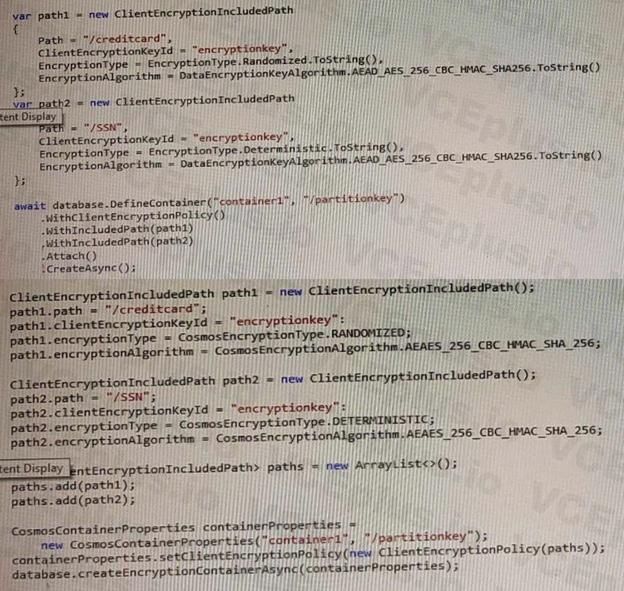 Microsoft DP-420 image Question 67 90199 10022024015919000000