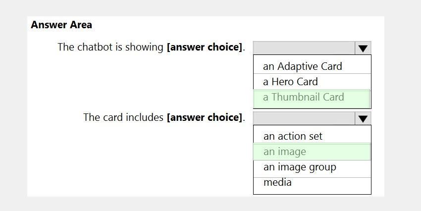 Microsoft AI-102 image answer Question 27 84016 09262024054204000