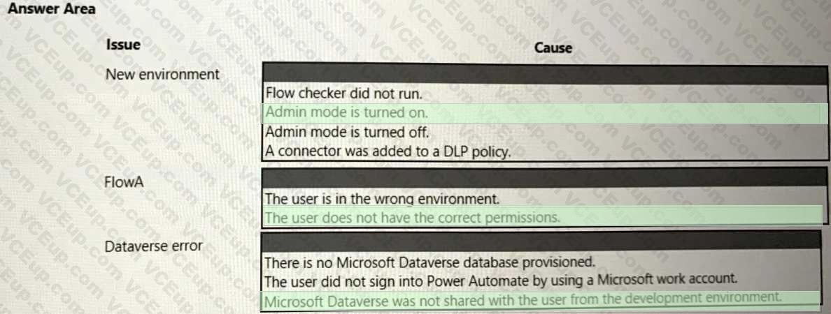 Microsoft PL-500 image answer Question 8 106941 10052024010751000