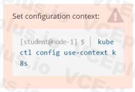 Linux Foundation CKA image Question 49 51428 09182024211423000000