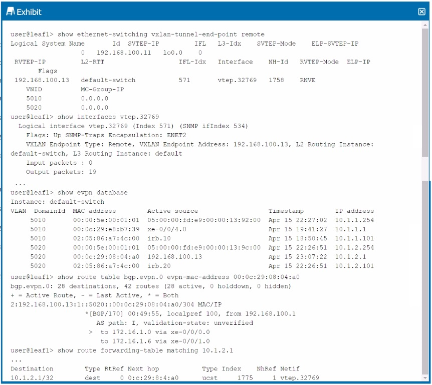 Juniper JN0-683 image Question 50 51364 09182024211359000000