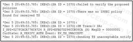 Cisco 300-730 image Question 87 114605 10102024232758000000