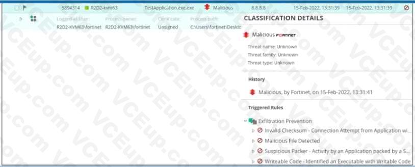 Fortinet NSE5_EDR-5.0 image Question 7 26264 09182024185956000000