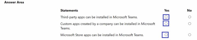 Microsoft MS-900 image Question 153 105644 10052024010628000000