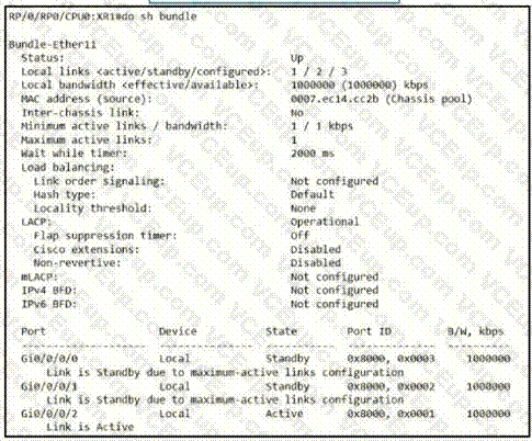 Cisco 350-501 image Question 144 116426 10102024233011000000