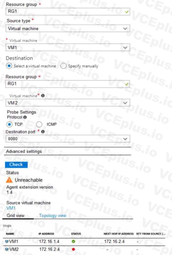 Microsoft AZ-104 image Question 182 84707 09262024195642000000