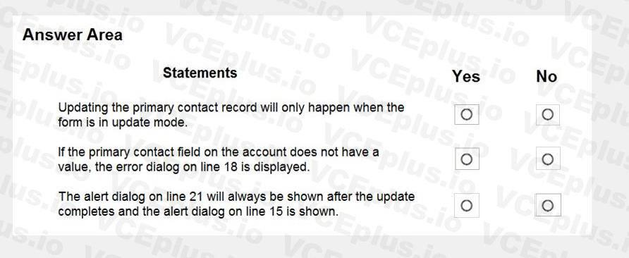 Microsoft PL-400 image Question 51 106702 10052024010735000