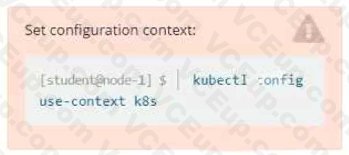 Linux Foundation CKAD image Question 6 51452 09182024212430000000