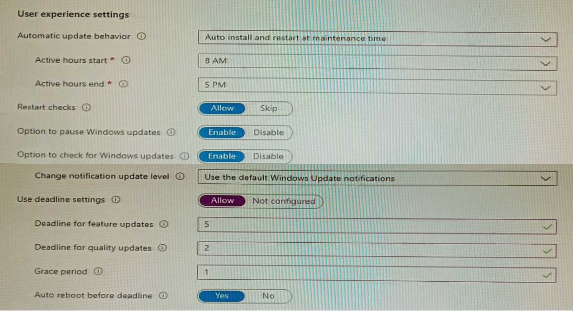 Microsoft MD-102 image Question 79 103705 10052024010410000000