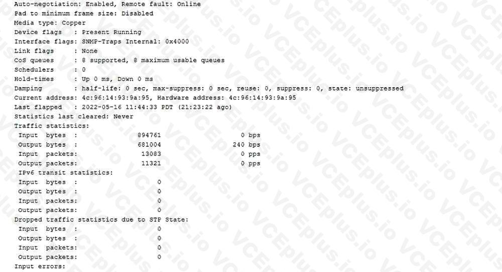 Juniper JN0-649 image Question 17 51019 09182024211314000000