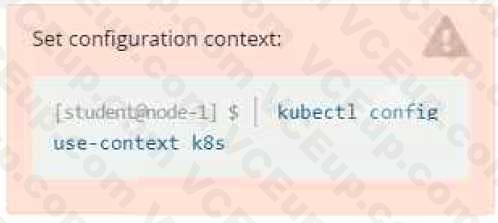 Linux Foundation CKAD image Question 8 51454 09182024212430000000