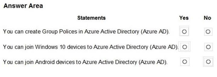 Microsoft AZ-900 image Question 84 88827 10022024015754000