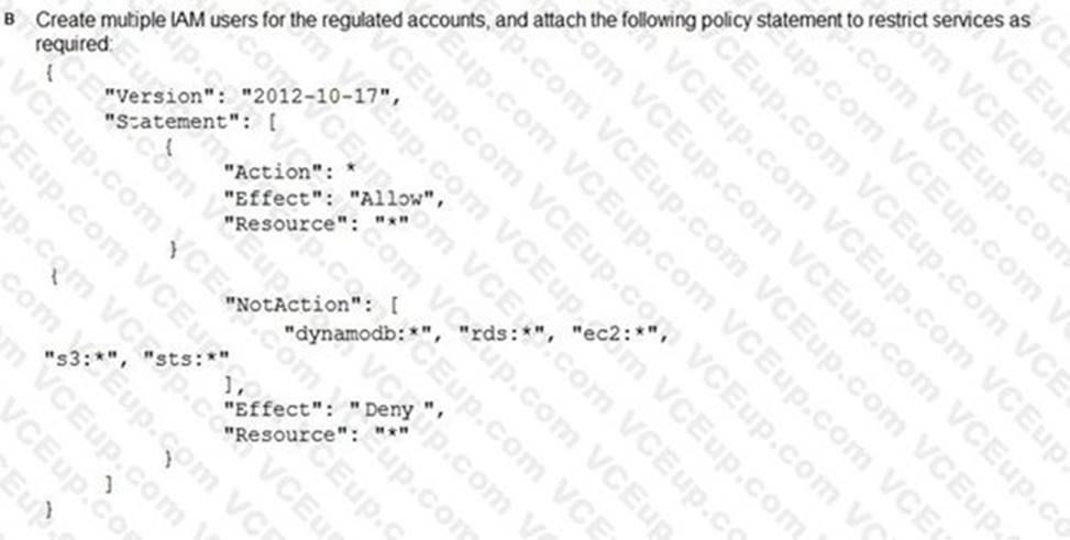 Amazon SCS-C01 image Question 141 7259 09162024005923000000