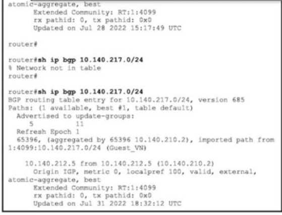 Cisco 300-410 image Question 556 111502 10072024005414000000