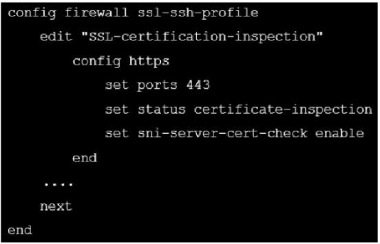 Fortinet NSE7_EFW-7.2 image Question 54 99940 10032024181410000000