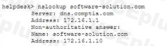 CompTIA SY0-601 image Question 172 98262 10022024175359000000