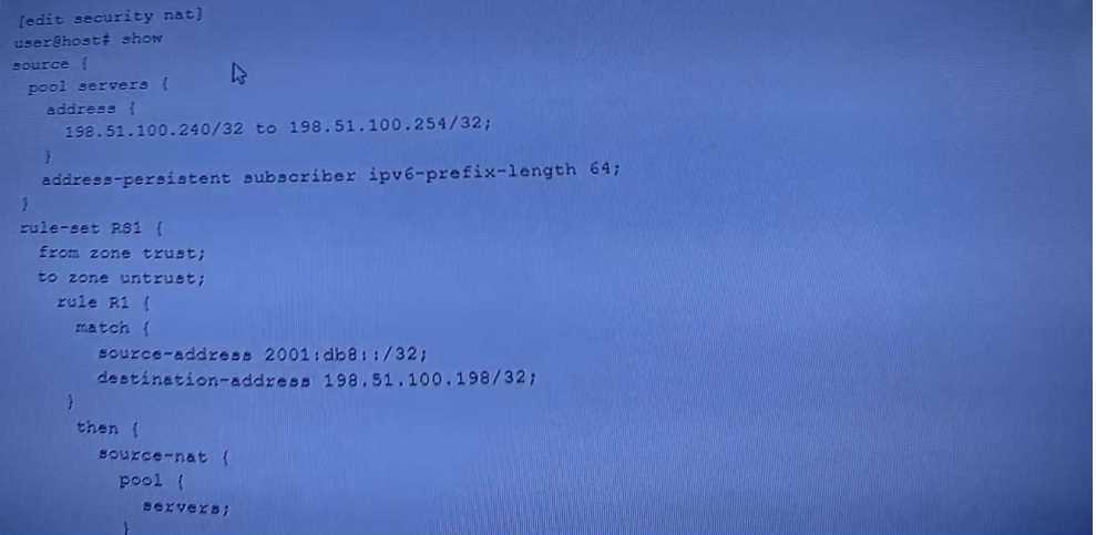 Juniper JN0-636 image Question 78 50965 09182024211303000000