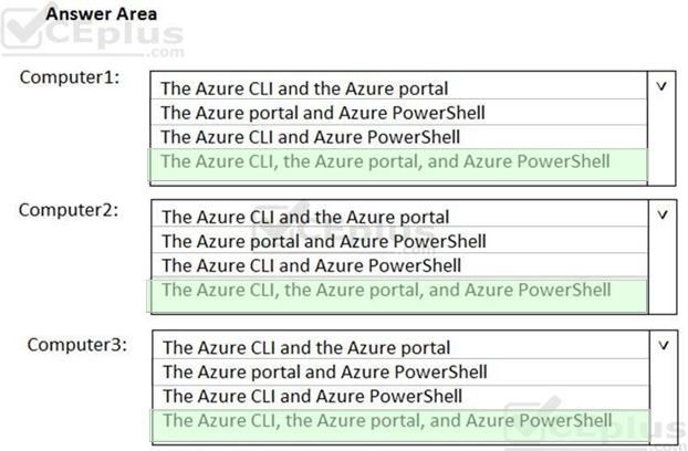 Microsoft AZ-900 image answer Question 42 88785 10022024015754000