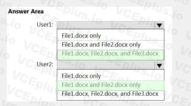 Microsoft SC-400 image answer Question 19 108413 10052024010922000
