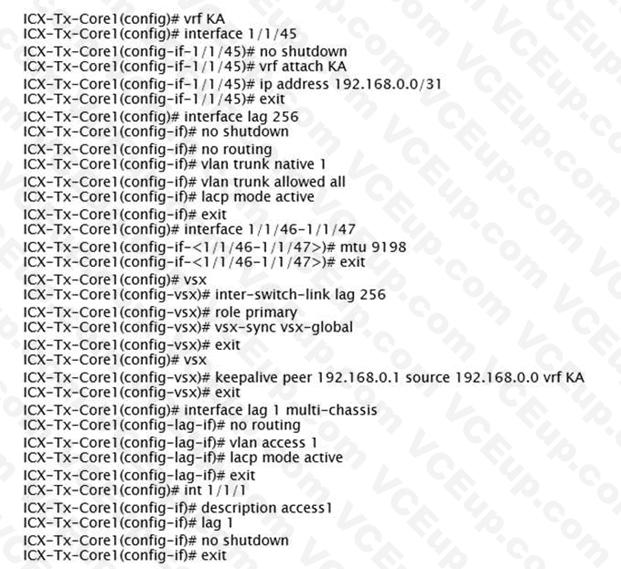 HP HPE6-A73 image Question 62 14631 09162024180712000000