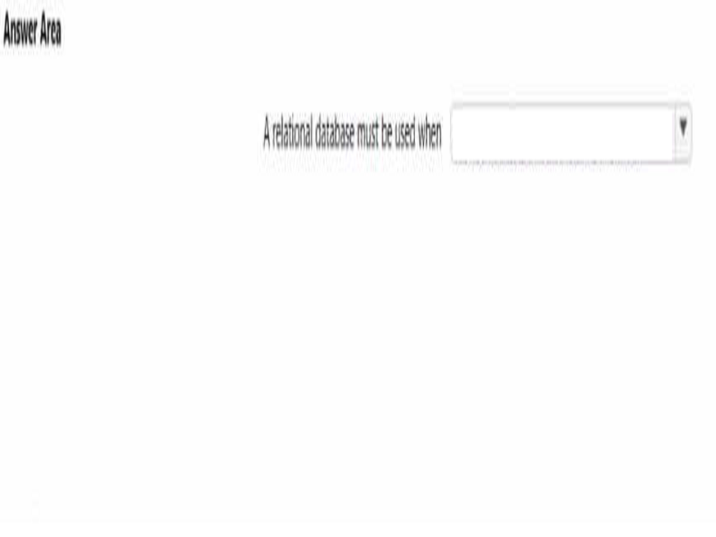 Microsoft DP-900 image Question 105 90620 10022024020007000000