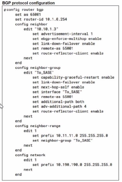 Fortinet FCSS_SASE_AD-24 image Question 19 63878634795917975312044
