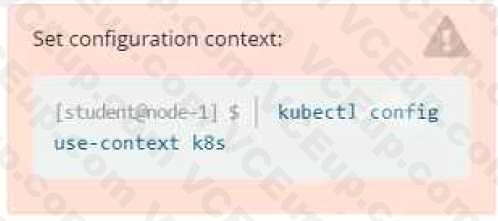 Linux Foundation CKAD image Question 4 51450 09182024212430000000