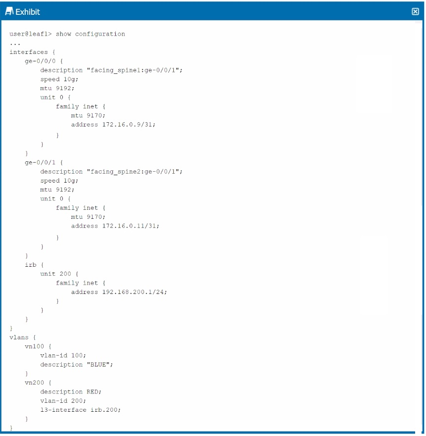 Juniper JN0-683 image Question 25 51339 09182024211359000000